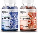 Wild & Organic 5HTP Gummies & L-Tyrosine Gummies 60 Count