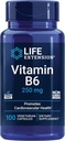 Life Extension Vitamin B6, 250 mg, high Potency, Cardiovascular Health, neurological Health, Eye Health, Healthy Kidney Function, Gluten-Free, Non-GMO, Vegetarian, 100 Capsules