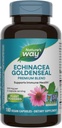 Nature's Way Echinacea Goldenseal, Premium Blend, Supports Immune Health*, 900 mg per 2-Capsule Serving, Non-GMO Project Verified, Vegan, 180 Capsules (Packaging May Vary)