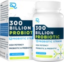 Probiotic Supplement for Women and Men, 12 Strains Organic Probiotics with Prebiotics