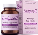 Ladywell Fertility + Egg Health | Fertility Support | Ovarian Health, Egg Quality, Ovulation & Conception Wellness Support | CoQ10, Folate + Key Ingredients | Science-Backed Women’s Supplement, 60 Ct