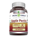 Amazing Formulas Apple Pectin 1400 Mg Supplement | Capsules | Non-GMO | Gluten-Free | Made in USA (1 Pack | 120 Count)