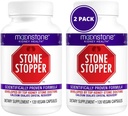 Stone Stopper Capsules, Kidney Stone Prevention, Calcium Oxalate Protector, Alkali Citrate Support Supplement, Developed by Urologists to Support Kidney Health, 60 Day Supply (240 Count)
