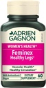 Adrien Gagnon - Feminex Healthy Legs 60 Capsules, Circulation and Vein Support for Healthy Legs, Blood Flow Supplement with Horse Chestnut Extract for Varicose Veins Treatment