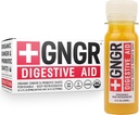 +GNGR Digestive Aid Organic Ginger Shots with Probiotics, Gut Health, Colon Cleanse, Bloating Relief, Gut Detox, Immunity Shots with Ginger Juice, Turmeric, Black Pepper. 2 fl oz (Pack of 12)