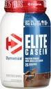 Dymatize Elite Casein Protein Powder, Slow Absorbing with Muscle Building Amino Acids, 100% Micellar Casein, 25g Protein, 5.4g BCAAs & 2.3g Leucine, Helps Overnight Recovery, Rich Chocolate, 2 Pound
