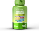 ORZAX 9 in 1 Immune Defense Booster Herbal Supplement, Specialized High Strength Formula - Vitamin C & D, Zinc, Quercetin, Turmeric & Ginger, Echinacea - Non-GMO - 60 Veggie Capsules - 30 Day Supply