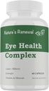 Nature's Renewal Eye Health Complex Supplement - Lutein, Zeaxanthin, Lycopene, Bilberry, Eyebright, Carotenoids, Macular Support Herbs, Sight Care Vitamins, Vision Antioxidants - 60 Capsules