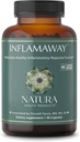 Natura Health Products InflamAway Supplement - Modulate a Healthy Inflammatory Response - Featuring Boswellia Serrata, Bromelain, Ginger, Black Pepper (BioPerine) and Chinese Skullcap (90 Capsules)
