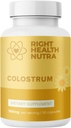 Right Health Nutra Colostrum Supplement 500mg - 90 Capsules - Colostrum Bovine for Immune Support and Gut Health - Highly Nutritious Cow Colostrum Rich in Vitamins and Minerals