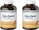 American Health Enzymes Chewable Super Papaya Enzyme Plus 360 Tablets (Pack of 2)