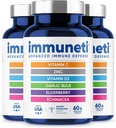 Immuneti - Advanced Immune Defense, 6-in-1 Powerful Blend of Vitamin C, Vitamin D3, Zinc, Elderberries, Garlic Bulb, Echinacea - 3 Pack - Supports Overall Health