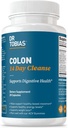 Dr. Tobias Colon 14 Day Cleanse, Advanced Gut Cleanse Detox for Women & Men with Cascara Sagrada, Psyllium Husk, Senna Leaf & Probiotics, Non-GMO Colon Cleanse, 1 Bottle of 28 Capsules (1-2 Daily)