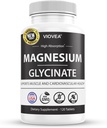 Magnesium Glycinate - Made in USA, 400mg per Serving, 120 Tablets, 100% Chelated for Higher Absorption, Non-GMO and Gluten-Free, Supports Muscle, Bones and Heart Well-Being