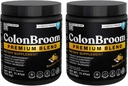 ColonBroom Premium Weight Management Supplement (Strawberry) - Colon Broom Psyllium Husk Fiber Powder Drink - Gluten Free, Non-GMO Colon Cleanse for Bloating Relief & Gut Health, 100 Servings