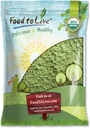 Food to Live Organic Wheatgrass Powder, 4 Pounds — Non-GMO, Whole-Leaf, Raw, Non-Irradiated, Pure, Vegan Superfood, Bulk, Great for Juice, Rich in Fiber, Chlorophyll, Fatty Acids and Minerals