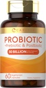 Carlyle Probiotic for Women and Men | 50 Billion CFU | 60 Capsules | Plus Prebiotic and Postbiotic | Complex Supplement | Vegetarian, Non-GMO, and Gluten Free