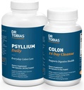 Dr. Tobias Colon Health Bundle with Colon 14 Day Cleanse & Psyllium Daily Supporting Healthy Bowel Movements