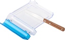 Medarchitect Right Hand Pill Counting Tray with Spatula (Clear - Wood Handle)