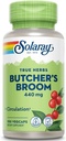 SOLARAY Butchers Broom 440 mg | Healthy Circulation & Blood Vessel Integrity Support | Non-GMO, Vegan & Lab Verified | 100 VegCaps