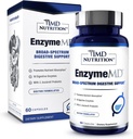 1MD Nutrition EnzymeMD - Digestive Enzymes Supplement - Doctor Formulated | 18 Plant-Based Enzymes - Gas & Bloating Support | 60 Capsules