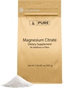 Pure Original Ingredients Magnesium Citrate (2lb) Magnesium Supplement, Unflavored, Dissolves Easily