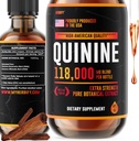 HERBIFY Quinine Tincture - Quinine Liquid Extract for Healthy Digestion - Quinine Cinchona Supplement for Better Absorption - US Made Product - for Men & Women 4oz (120ml)