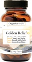 Golden Relief + Joint Support with Turmeric Curcumin with Black Pepper, Quercetin, Bromelain, Magnesium and Boswellia - 60 Capsules - Muscle Care - Herbal Supplement by Organica Health