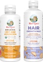 MaryRuth Organics Lion's Mane Liposomal (Coffee Cake) & Hair Growth MAX (Almond Cookie) | Clean Label Project Verified® | Vitamins for Cognitive Support, Beauty, and Overall Health | Vegan, Non-GMO