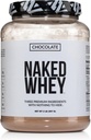 NAKED Whey Chocolate Protein Powder - Only 3 Ingredients - Grass Fed Whey Protein Powder, Organic Chocolate and Organic Coconut Sugar, No GMO, No Soy, and Gluten Free - 24 Servings