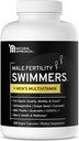 Swimmers | Fertility Support for Men | Optimal Sperm Count & Motility | Male Fertility Blend & Prenatal + Multivitamin to Support Healthy Conception | Premium Men's Health Supplement | 120 Capsules