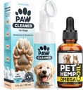 Charlie & Buddy Dog Paw Cleaner for Dogs of Small, Medium, Large Sizes, Hеmp Oil for Dogs - Omega 3,6,9 for Skin, Coat, Anxiеty Relief and Jоint Pаin