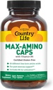 Country Life Maxi-Amino 16 Amino Acids 90 Capsules Gluten Free