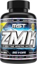 MST ZMK Nighttime, Multi Mineral Supplements, Zinc, Magnesium, Trace Minerals, ATP BSCG Certified, 240 V Capsules Millennium Sport Technologies