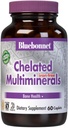 Bluebonnet Nutrition High Potency Chelated Multiminerals (Iron-Free), Albion Chelated Minerals, Soy-Free, Gluten-Free, Non-GMO, Kosher Certified, Dairy-Free, 60 Caplets, 20 Servings