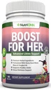 Boost For Her Libido Booster For Women – Activates & Enhances Libido - Mood & Desire Boost - Non-GMO - All Natural Herbal Aphrodisiac - With Horny Goat Weed, Maca, Tongkat Ali & Tribulus - 90 Capsules