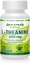 L-Theanine 200mg Veggie Capsules – Promotes Relaxation, Focus & Calm Stress Relief, 120 Count | Innervis Nutrition