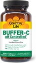 Country Life Buffer-C 500 mg (veg Caps), 120-Count