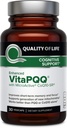 Quality of Life VitaPQQ with MicroActive CoQ10-SR Premium Supplement - Anti Aging, Memory, Energy, Focus, Cognitive and Heart Health - 30 Vegicaps