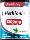 FITO MEDIC'S Lab - Methionine, L Methionine 1200mg | 150 Capsules, Antioxidant Promoter | Ultra high Absorption.