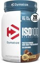 Dymatize ISO100 Whey Protein Powder Isolate, Gourmet Chocolate, 25g of Protein, 5.5g BCAAs, Less Than 120 Cal., Gluten Free, 1g Fat, 1g Sugar, 2g Carb (20 Servings)