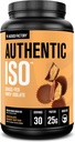 Jacked Factory Authentic ISO Whey Protein Isolate Powder - Low Carb, Non-GMO Muscle Building Protein w/No Fillers, Post Workout Recovery - 30 Servings, Chocolate Peanut Butter
