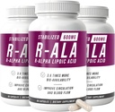NERVE RENEW R-ALA Stabilized R Alpha Lipoic Acid 600mg Nerve Support Supplement 3 Pack