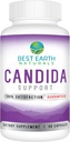 Best Earth Naturals Candida Support Supplement Promote Balance and Well-Being for Men and Women 60 Count