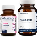 Metagenics Menopause Sleep Duo - HerWellness Estrovera & MetaSleep - 30 Tablets of Estrovera for Hot Flashes, Menopause Relief & Night Sweats - 60 Capsules of MetaSleep for Sleep Support