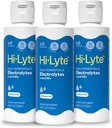 Hi-Lyte Sugar Free Electrolytes for Rapid Hydration, Fasting and Immune Support (3 Bottles, 144 Servings) | NO Calories | 20%+ More Potassium, Magnesium & Zinc