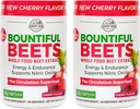 COUNTRY FARMS Bountiful Beets Powder, Wholefood Beet Extract Superfood, Natural Nitric Oxide Booster, Helps Support Healthy Circulation and Promote Energy, Natural Pump, Cherry Flavor, 60 Servings
