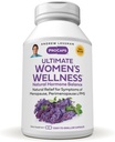 ANDREW LESSMAN Ultimate Women’s Wellness 60 Capsules - Naturally Relieves Menopause Symptoms, PMS, Perimenopause with Soy Isoflavones, EGCG, Cranberry, Indole-3-Carbinol. Easy to Swallow Capsules