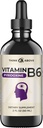 Vitamin B6 Liquid Drops - Pyridoxine hcl - Fast Absorbing - Support Brain Function, Immune System, Nervous System and Mood - 17 mg 1000% DV - Filler Free - 30 Day Supply - (2 oz) For Adults