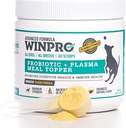 WINPRO Dog Probiotic Powder Meal Topper, Spray Dried Plasma with Prebiotics and Probiotics for Digestive Support and Gut Health for Dogs, All Breeds, Ages, and Sizes, 60 Scoops, Made in USA